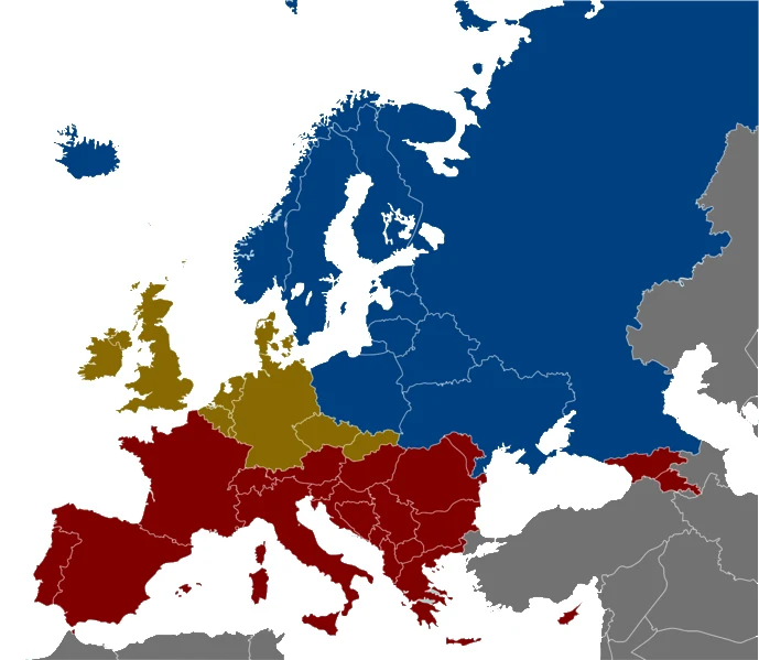 Mapa de contexto que sitúa Luxemburgo en Europa occidental y señala su capital.