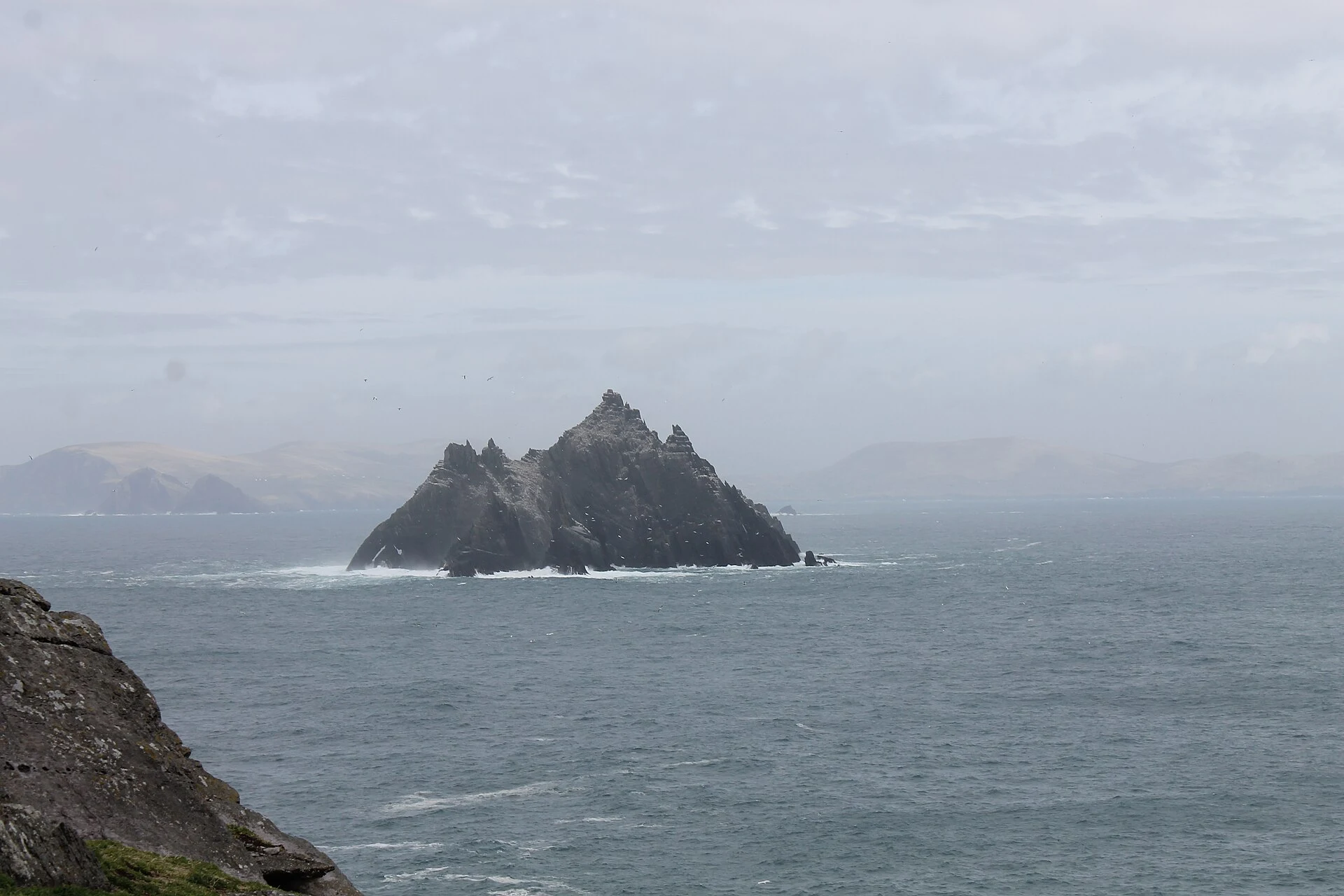Celdas de piedra de cubierta abovedada en el monasterio de Skellig Michael.