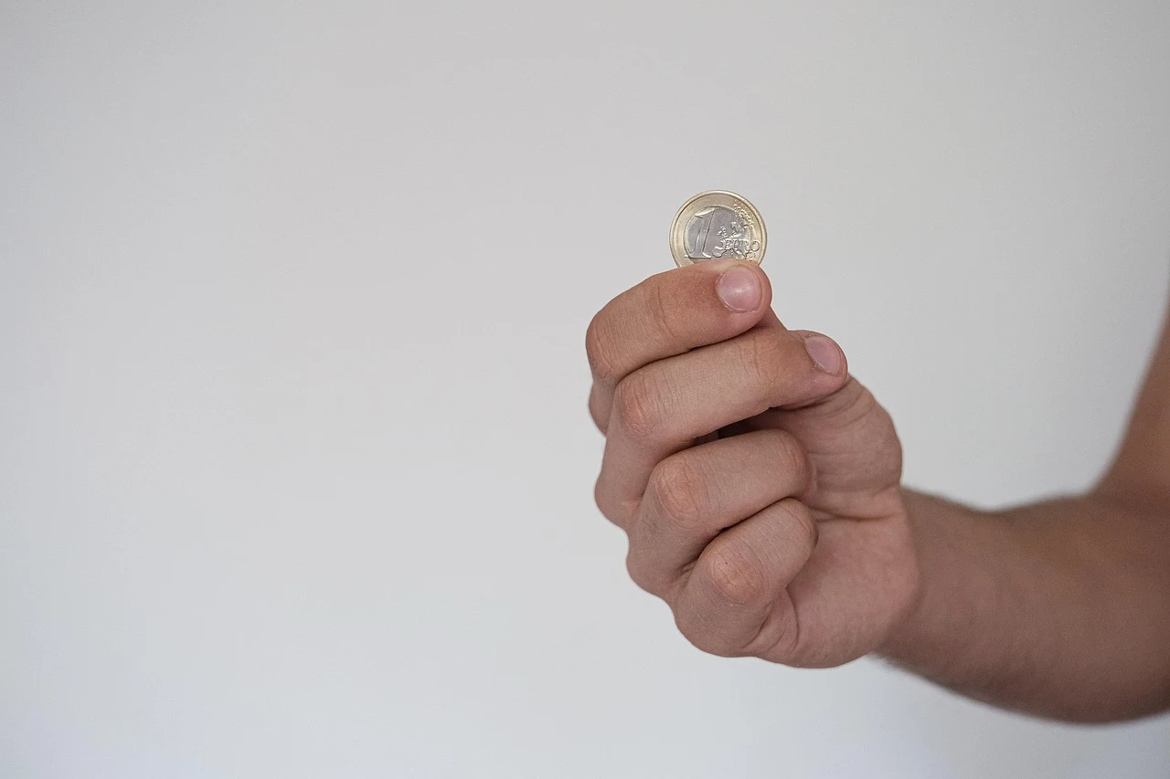 Billetes y monedas en euros como referencia monetaria para Portugal.