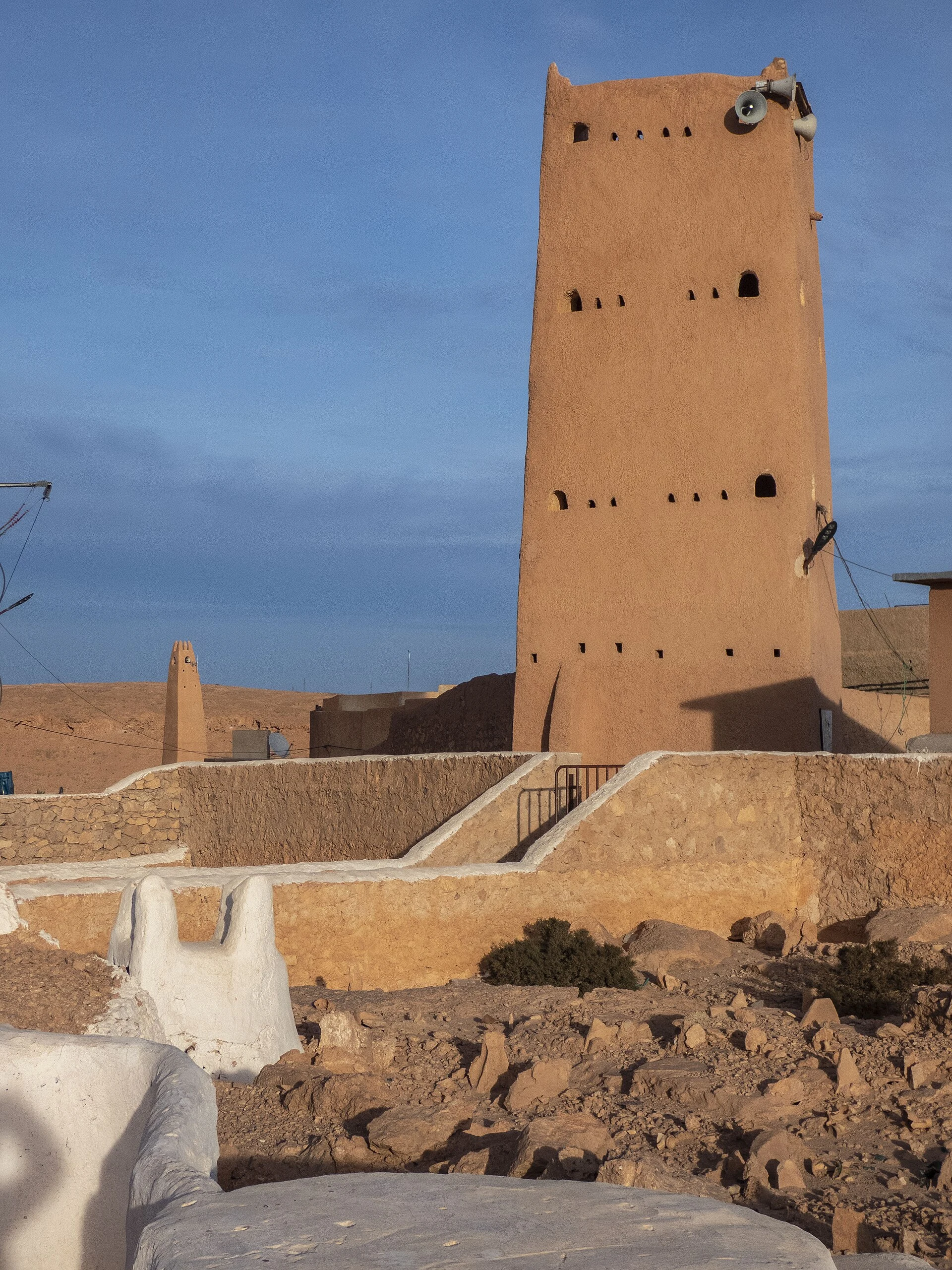 Palmeral de El Atteuf junto al asentamiento del valle del M’Zab.