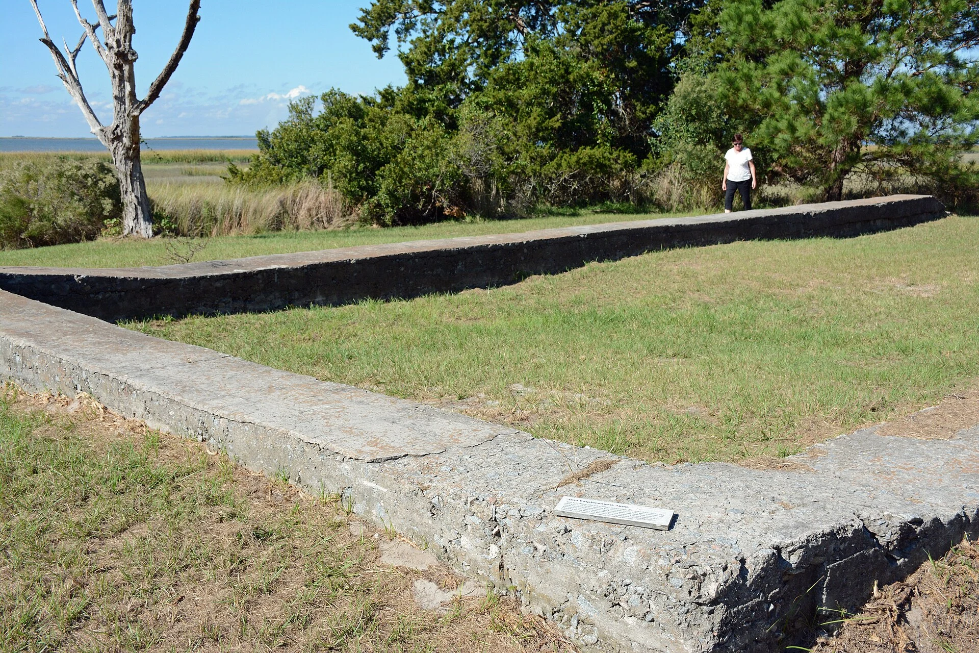 Entorno comunitario de Hog Hammock en Sapelo Island, sin retratar a residentes identificables.