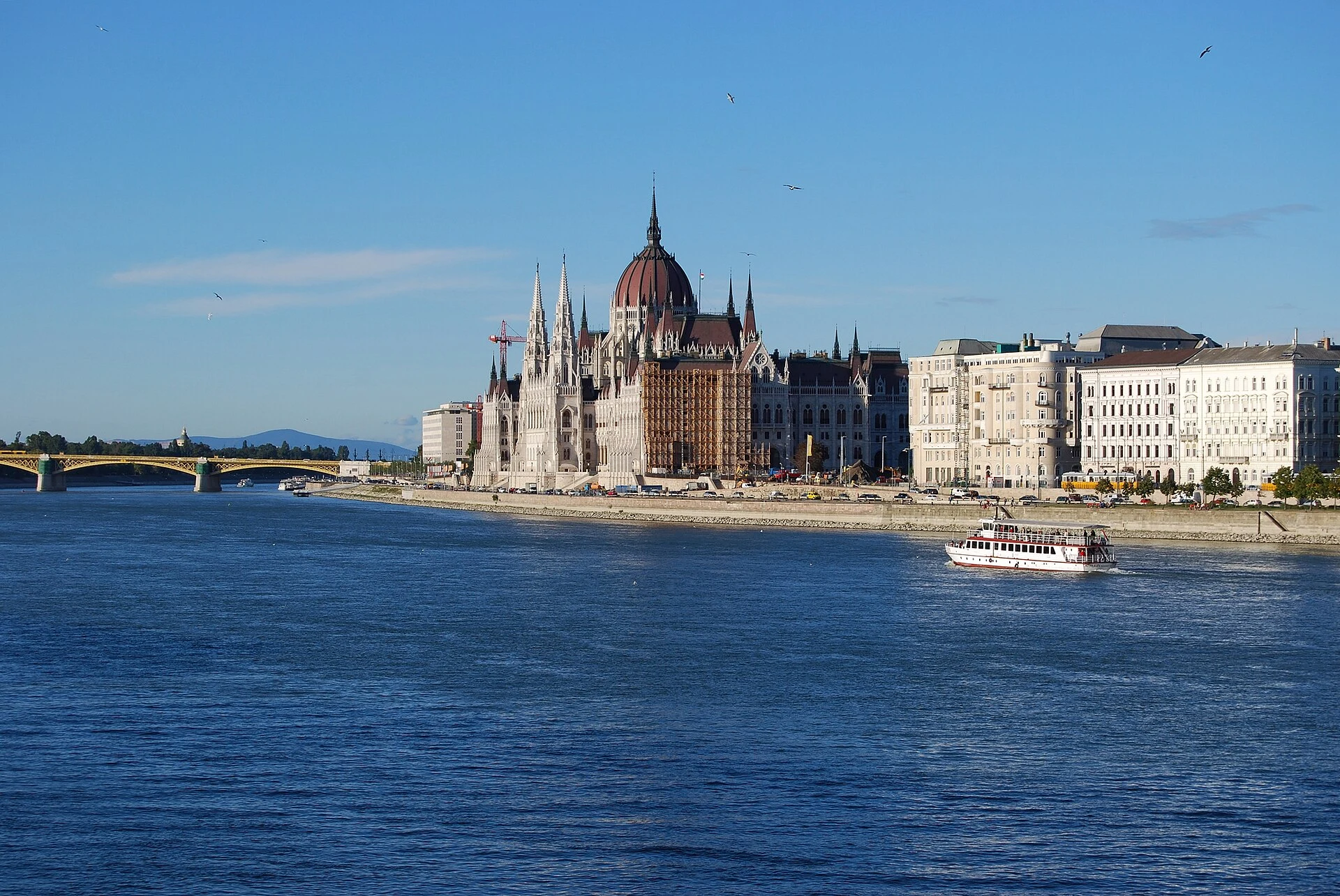 Panorámica urbana de Budapest, capital de Hungría.