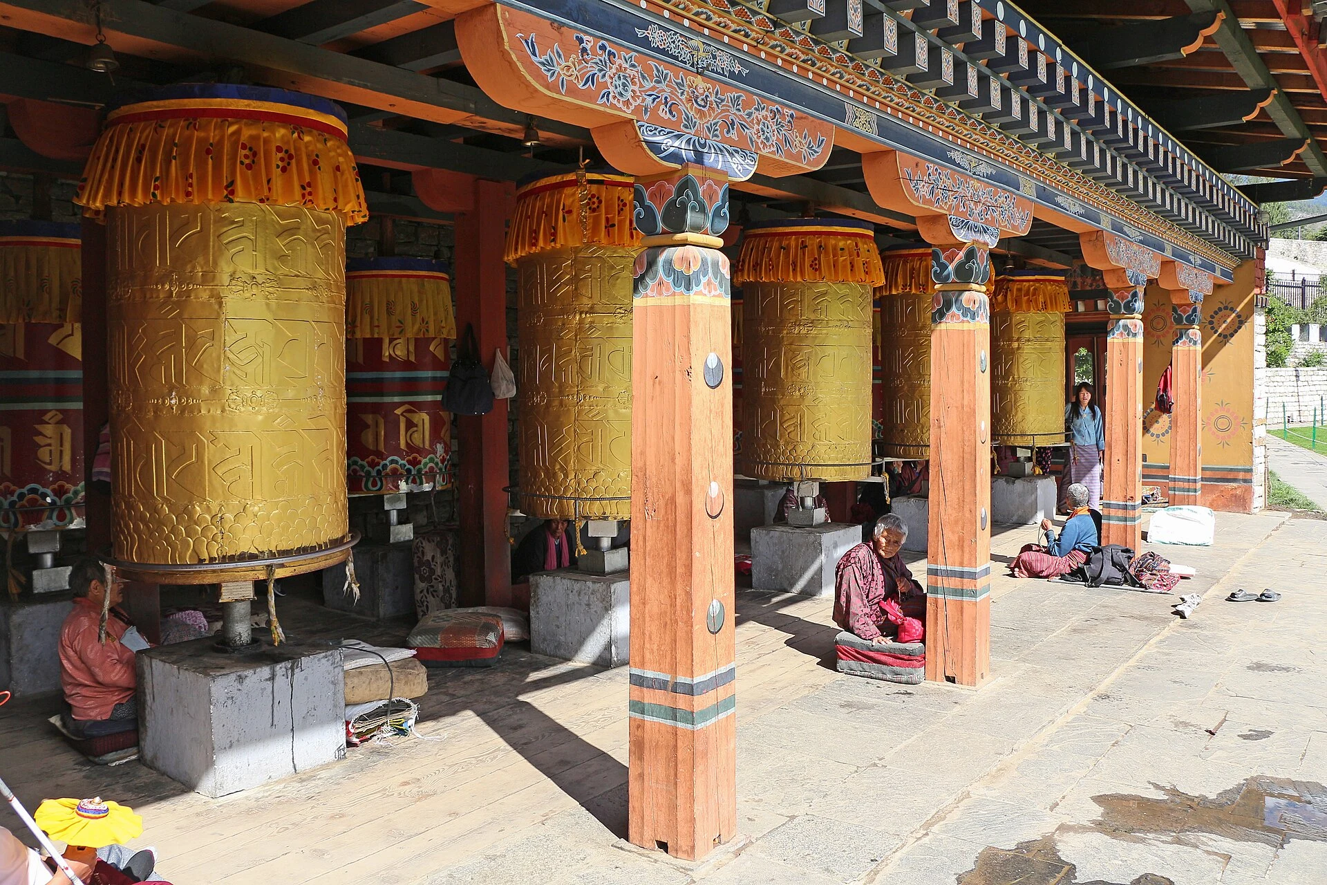 Vista urbana de Thimphu, capital de Bután