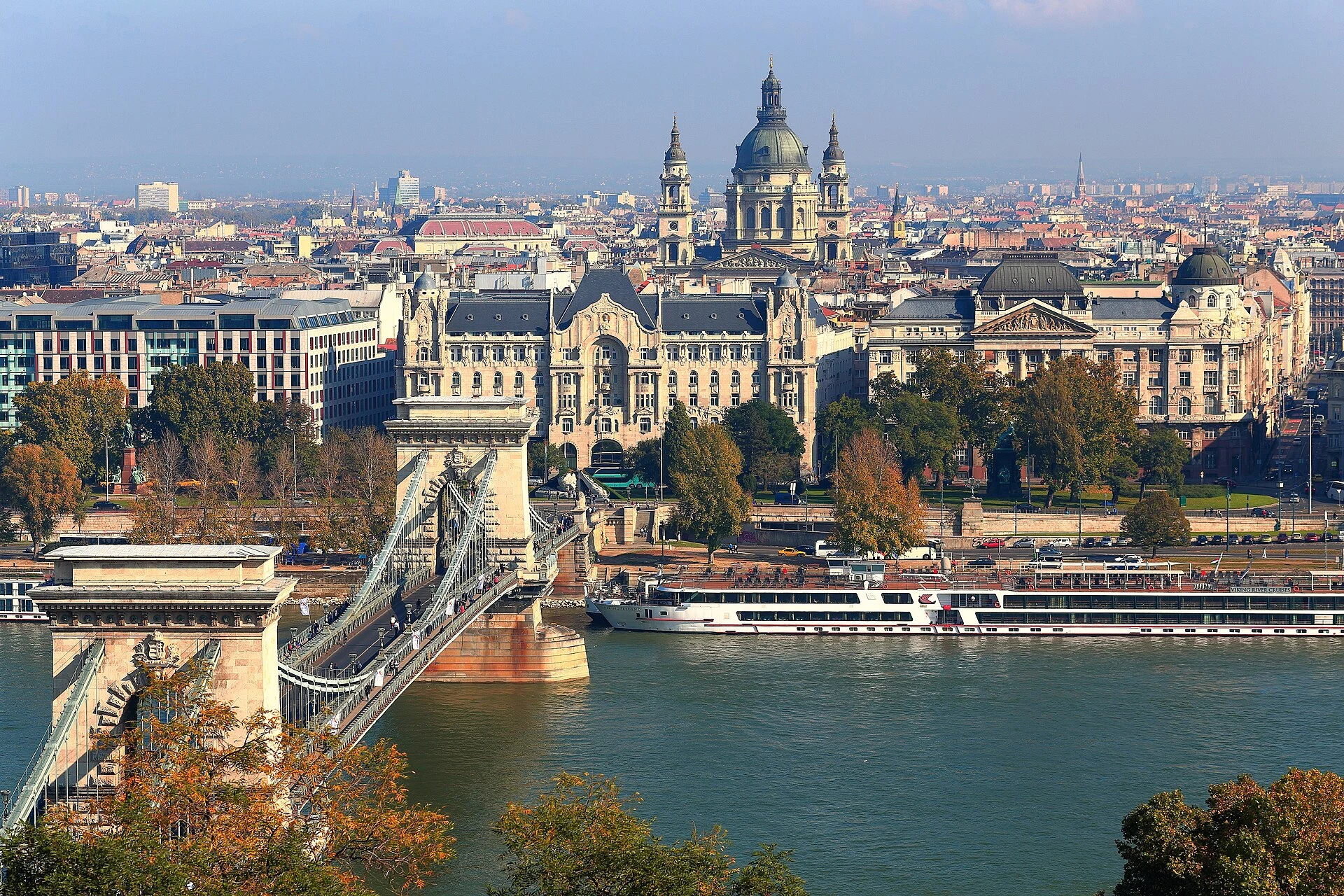 Vista urbana de Budapest, capital de Hungría.