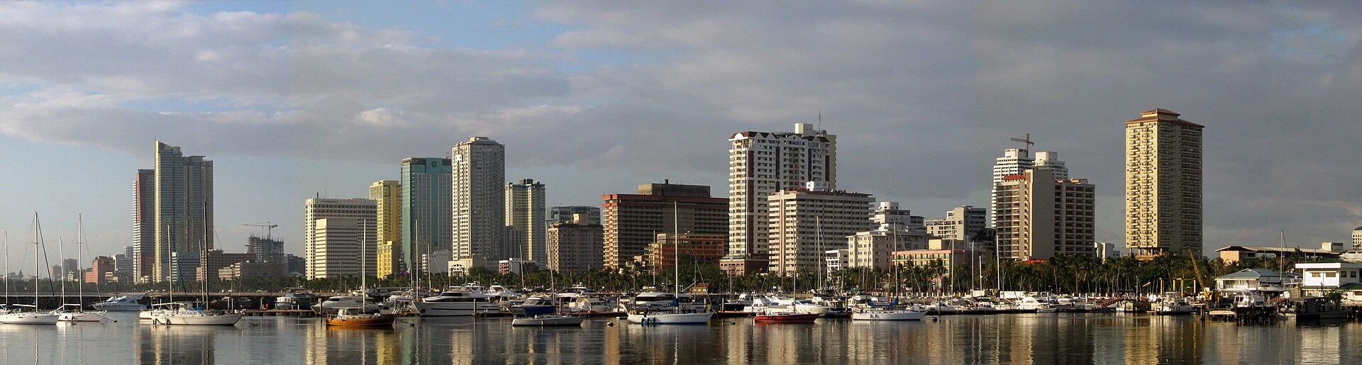 Vista urbana de Manila, capital de Filipinas.