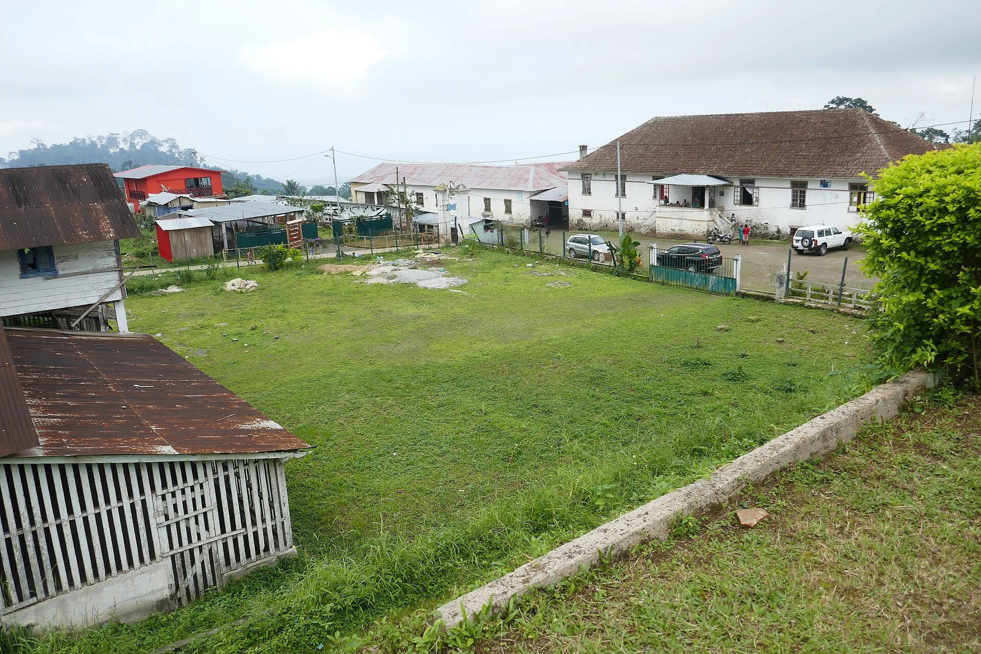 Edificios históricos de la roça Monte Café en São Tomé