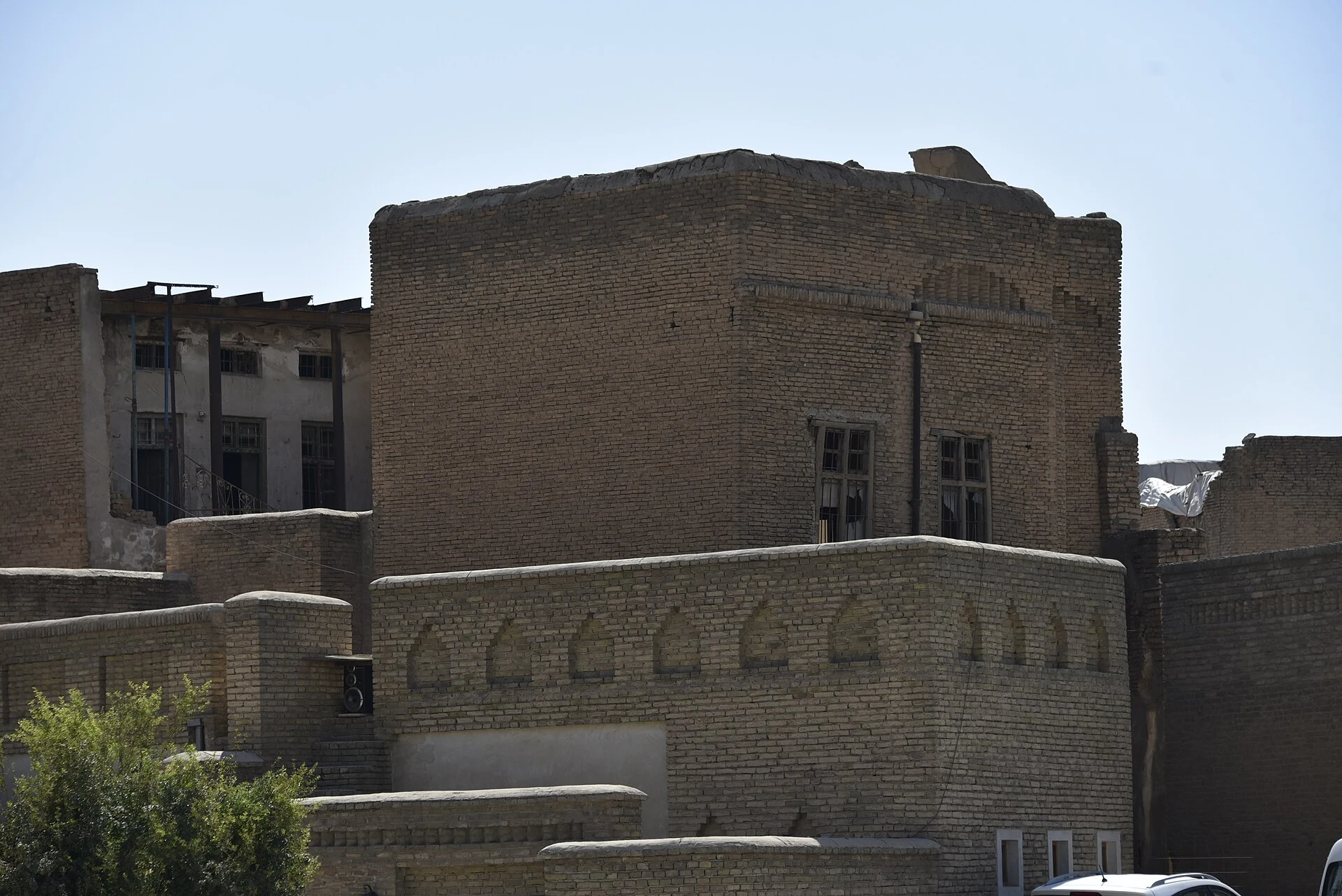 Callejuela y casas tradicionales en el interior de la Ciudadela de Erbil.