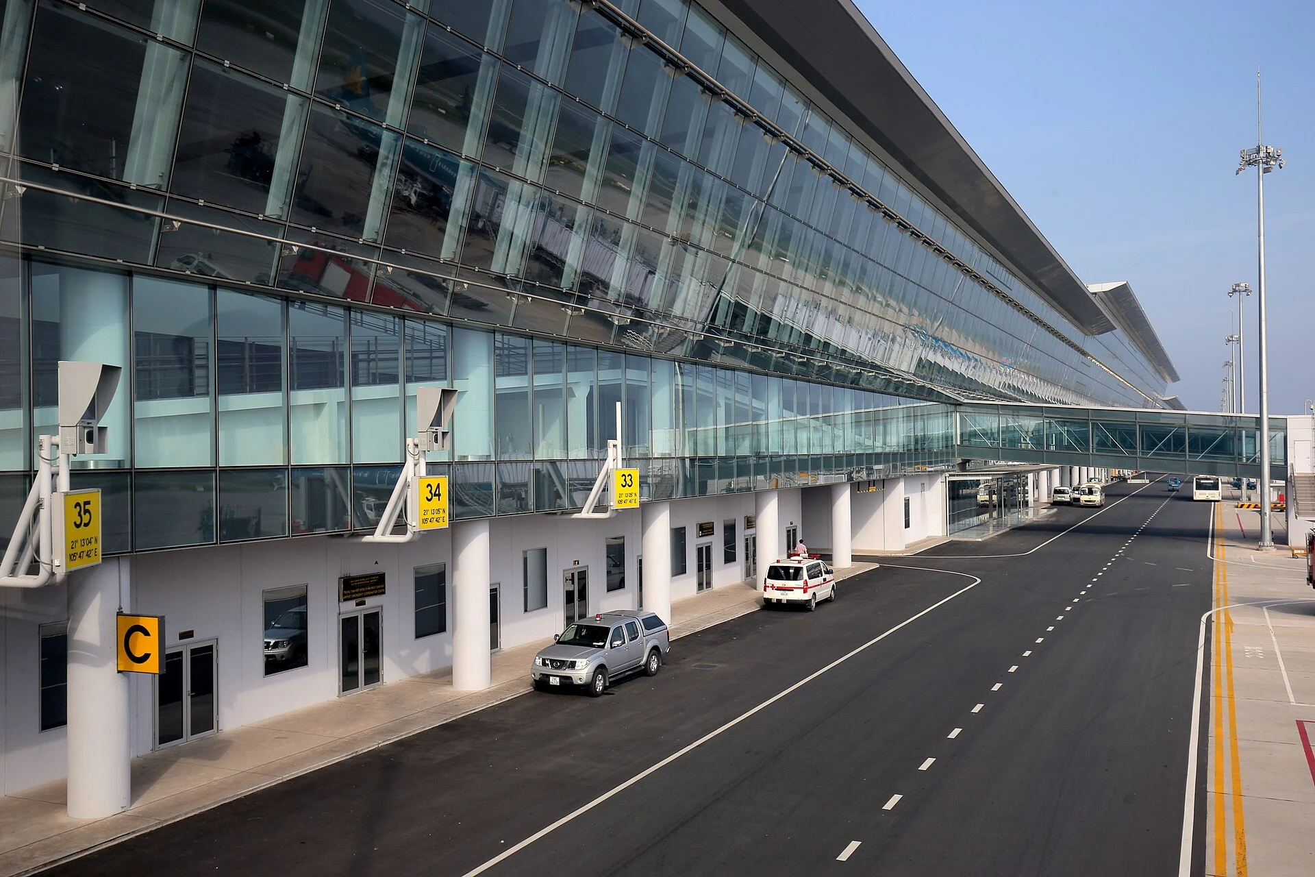 Terminal del aeropuerto internacional Noi Bai, asociado a Hanoi.