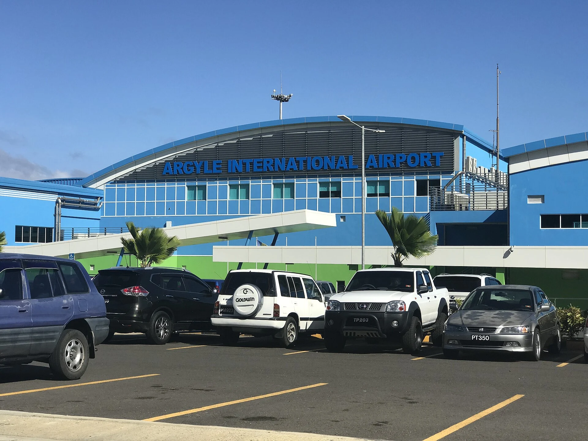 Aeropuerto Argyle International cerca de Kingstown, San Vicente y las Granadinas.