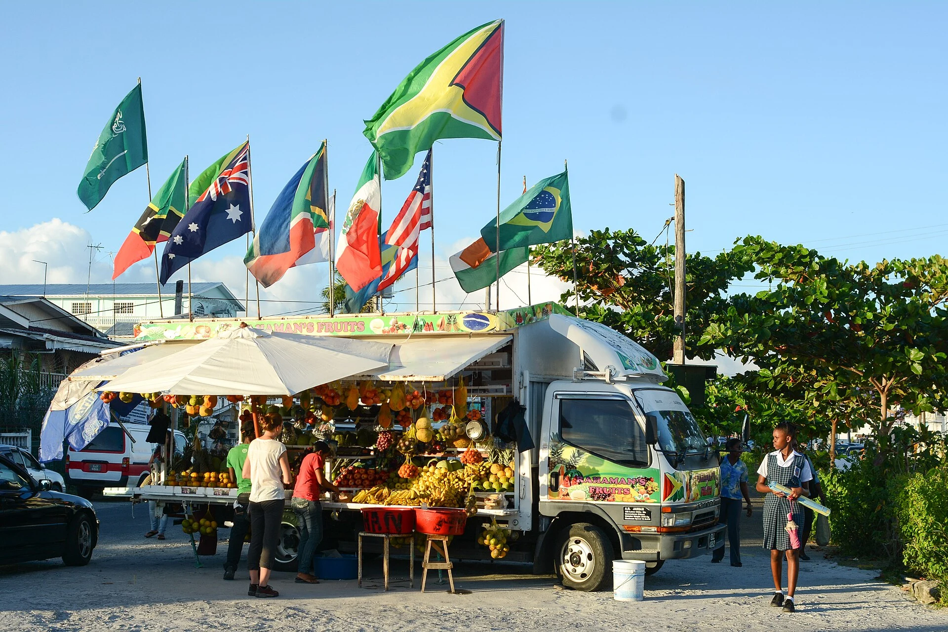 Vista urbana de Georgetown, capital de Guyana.
