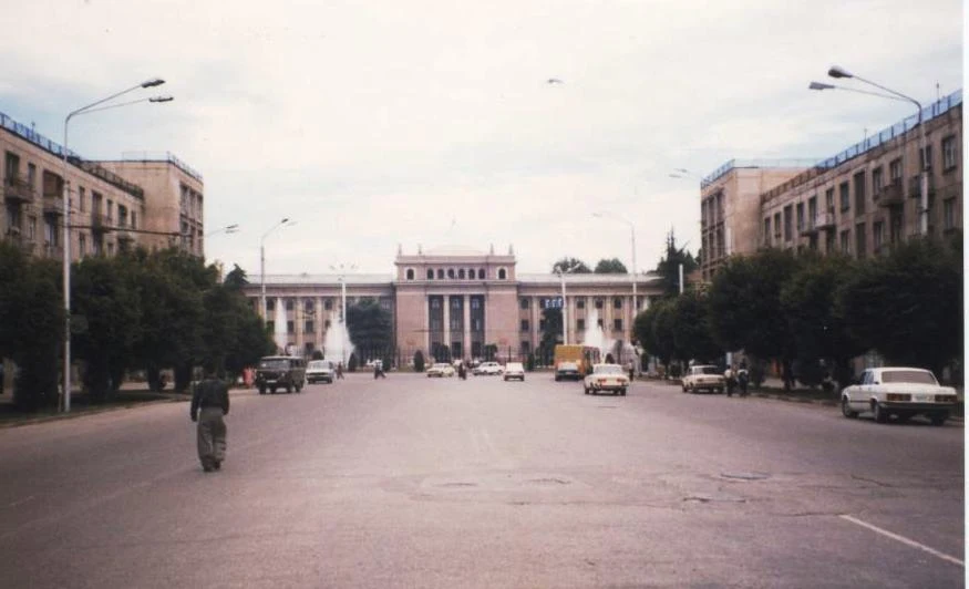 Vista urbana de Dusambé, capital de Tayikistán.