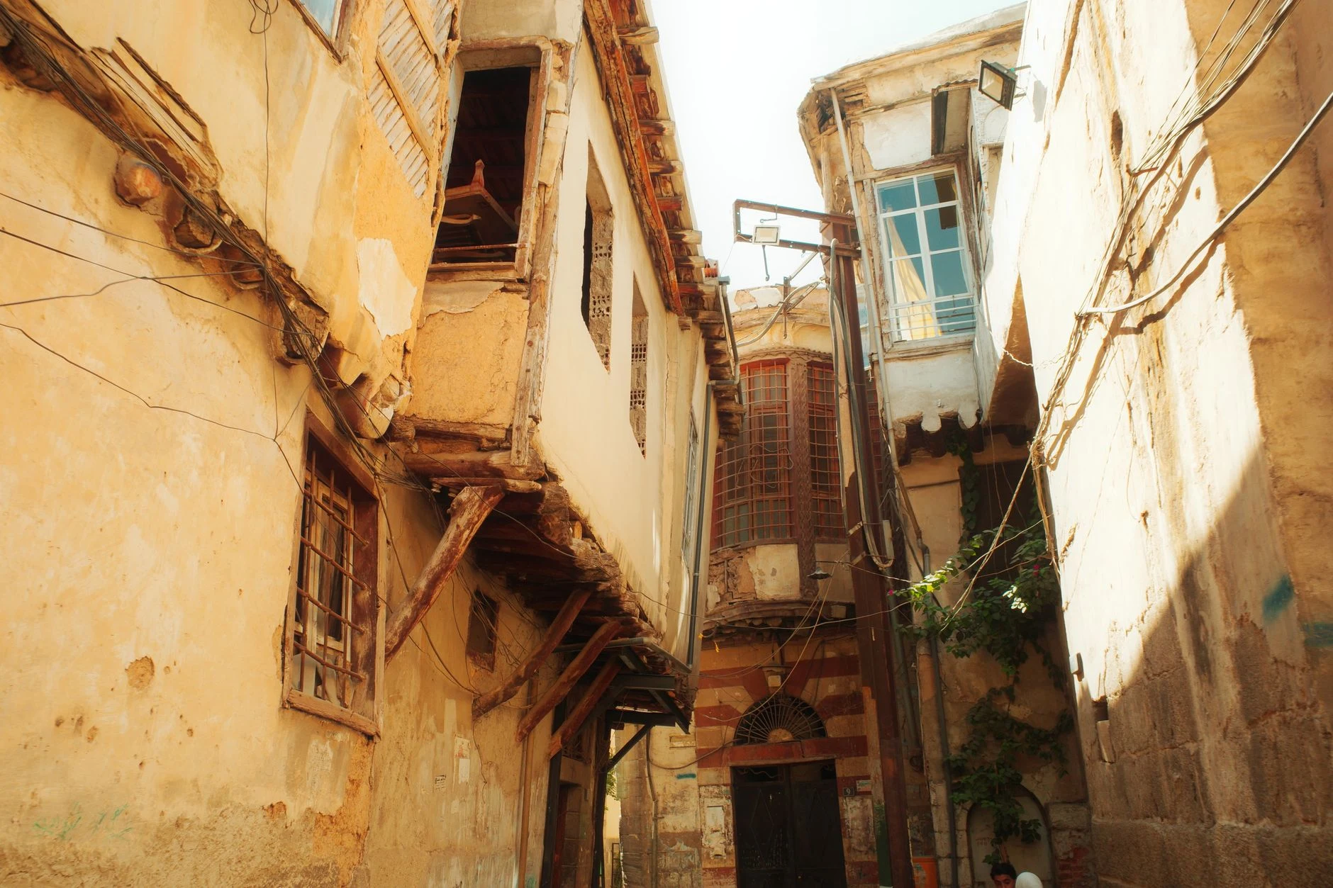 Puerta histórica de Bab Touma en la ciudad antigua de Damasco.
