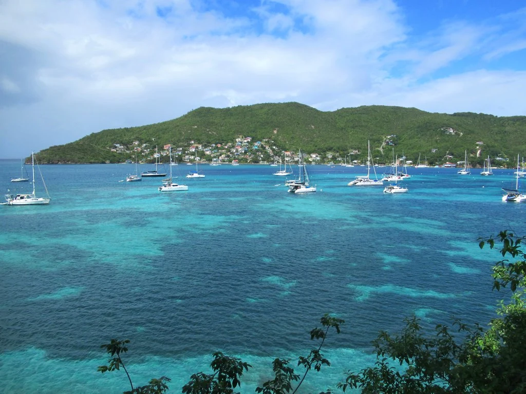 Frente marítimo de Port Elizabeth junto a Admiralty Bay, en Bequia.